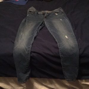 Old navy, rockstar ripped jeans